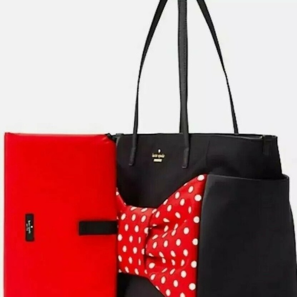 NWT Disney Minnie x Kate Spade Diaper Baby Bag - Picture 10 of 15